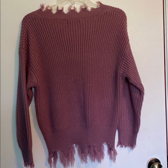 Distressed Sweater - Picture 3 of 3